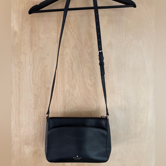 kate spade Handbags - Kate Spade Elegant Black Crossbody Bag